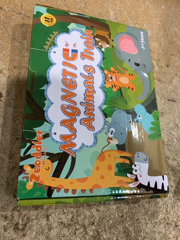 Photo 1 of **************MISSING 1***********

Zeoddler Toys for Toddlers, 11 Magnetic Wooden Animals Train Set, Montessori Toys for Toddlers, Preschool Learning Activities for Kids, Birthday Gifts for Boys, Girls