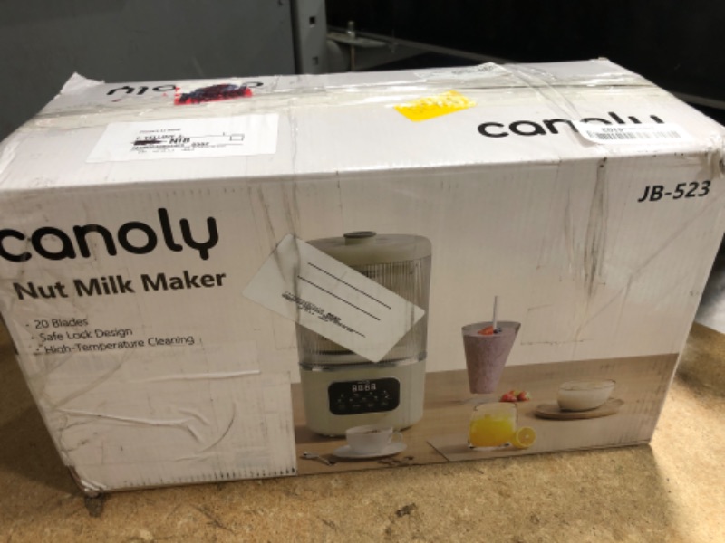 Photo 1 of 58oz Nut Milk Maker Machine, 10 in 1 Automatic Nut Milk Maker with 20 Blades, LED Display, Soy Milk Maker with 24H Delay Start&12H Keep Warm, Almond Milk Maker for Homemade Oat, Milk Shake