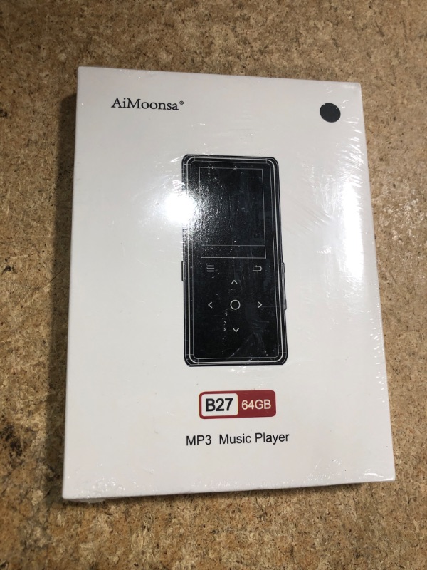 Photo 1 of 64GB MP3 Player with Bluetooth 5.2, AiMoonsa Music Player with Built-in HD Speaker, FM Radio, Voice Recorder, HiFi Sound, E-Book Function, Earphones Included