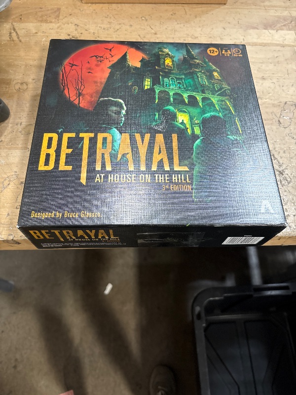 Photo 1 of Avalon Hill Hasbro Gaming Betrayal at The House on The Hill 3rd Edition Cooperative Board Game,Ages 12 and Up,3-6 Players,50 Chilling Scenarios