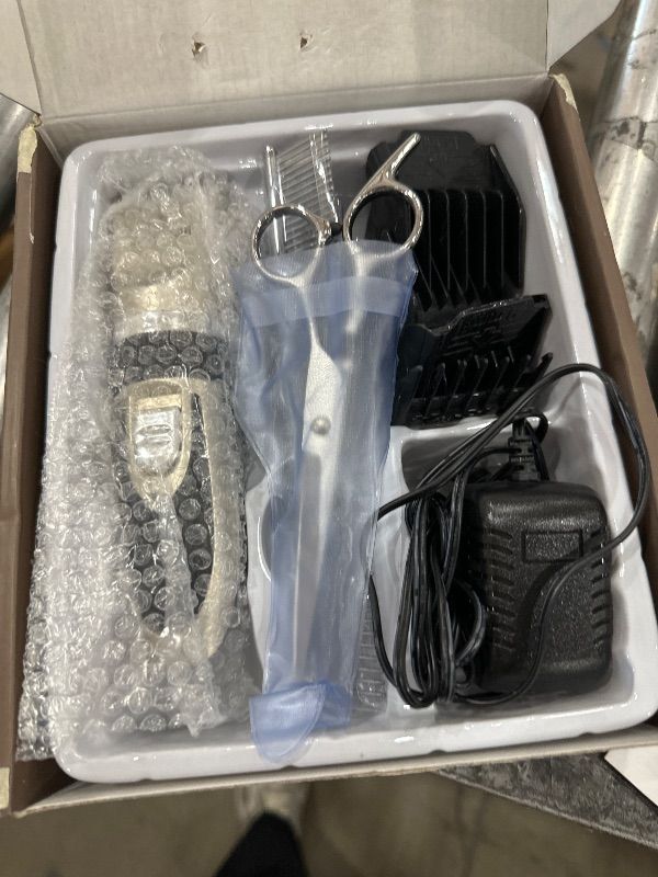 Photo 1 of ** MISSING PARTS SEE NOTES ** oneisall Dog Clippers Low Noise, 2-Speed Quiet Dog Grooming Kit Rechargeable Cordless Pet Hair Clipper Trimmer Shaver for Small and Large Dogs Cats Animals (Gold)