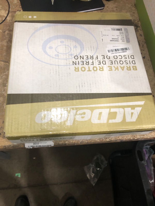 Photo 1 of ACDelco Gold 18A2448 Black Hat Front Disc Brake Rotor