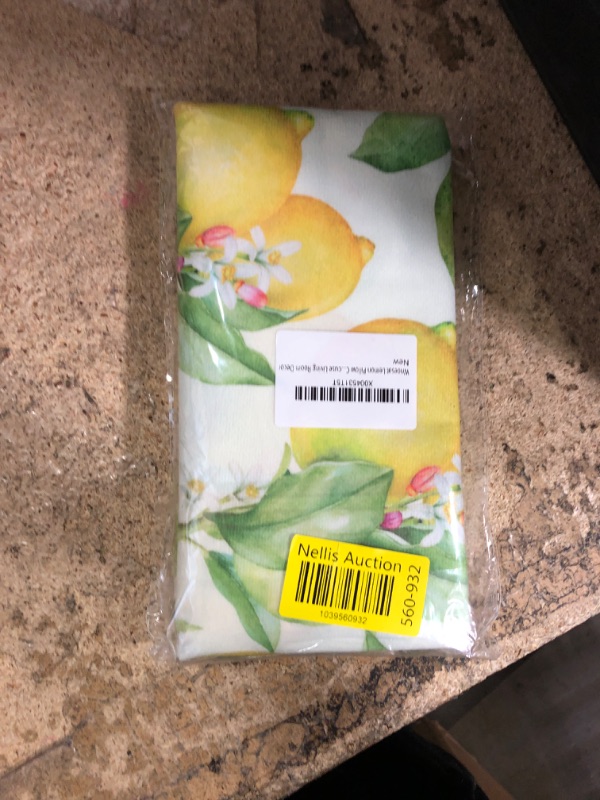 Photo 1 of Wnoesat Lemon Pillow Covers 18x18 Set of 2 Summer Fruit Yellow Lemon with Green Leaf Floral Decorative Pillows Cases Watercolor Outdoor Square Cushion Cover for Farmhouse Living Room Decor