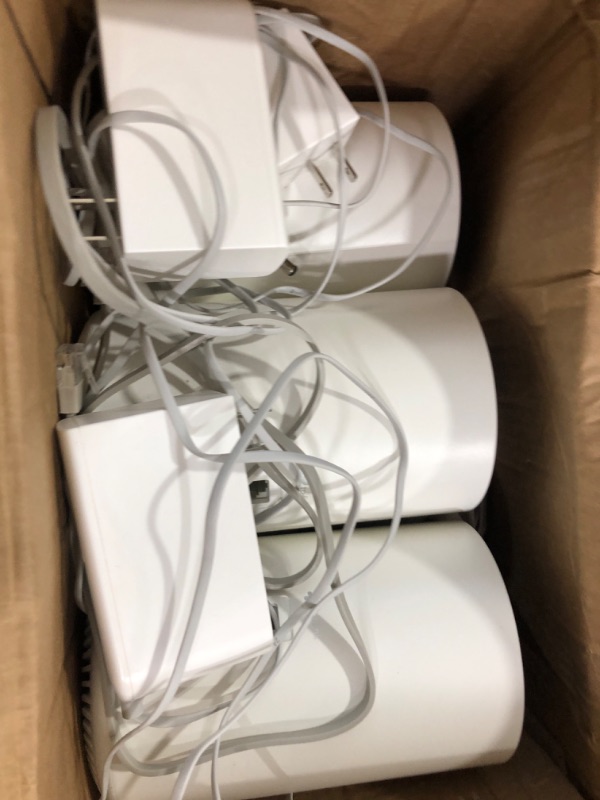 Photo 1 of TP-Link Deco AXE5400 Tri-Band WiFi 6E Mesh System - Wi-Fi up to 7200 Sq.Ft, Engadget Rated Best Mesh For Most People, Replaces WiFi Router and Extender, AI-Driven Mesh New 6GHz Band, 3-Pack(Deco XE75)