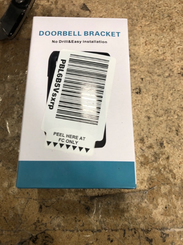 Photo 1 of Anti-Theft Video Doorbell Angle Mount, 45 to 135 Degree Adjustable Ring Camera Holder Doorbell Door Mount for Apartment, Compatible with Ring/Blink Video Doorbell 4 3 Plus 2 1 Pro 2