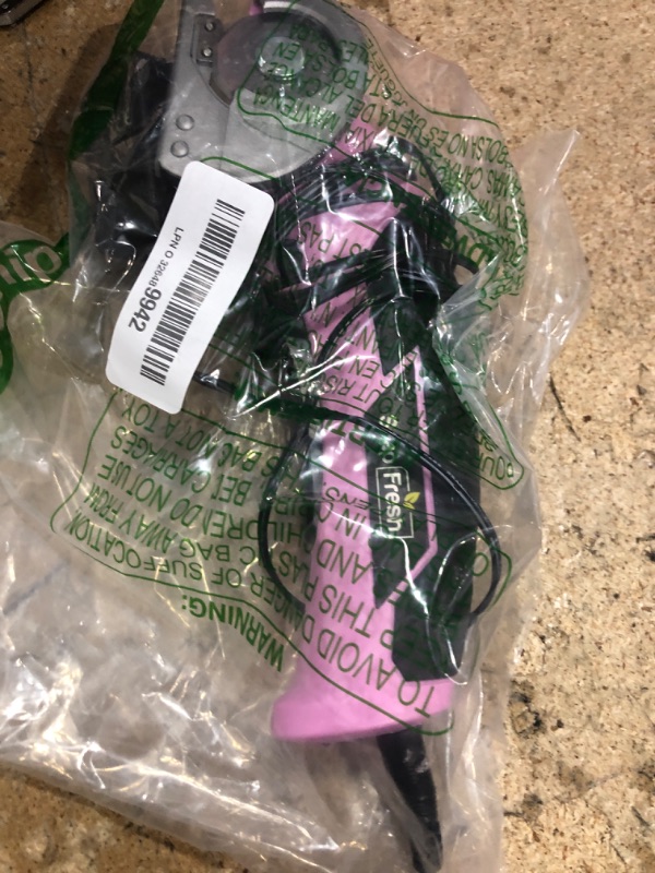 Photo 1 of SnapFresh Cordless Electric Scissors, 4V Mini Cardboard Cutter, Carpet Cutter, Box Cutter W/a Self-sharpening Blade, Rotary Cutter for Cardboard, Plastic, Leather, and Packages (Pink)