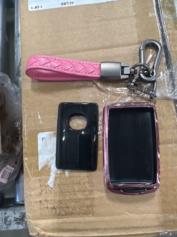 Photo 1 of ***SEE NOTES*** 
Sindeda for Honda Key fob Cover with Leather Keychain,Soft TPU Full Cover Protection,Key fob case Compatible Honda Accord Civic CRV Pilot Odyssey Passport Smart Remote Key?Key Fob Shell Pink