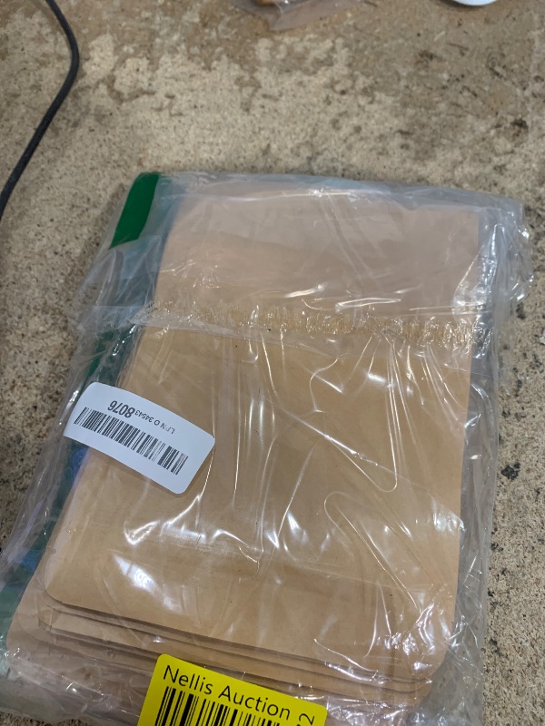 Photo 1 of 100 Pcs Resealable bags,5.5" x 7.9" Stand Up Kraft Paper Bags with Matte Window, Zip Lock Food Storage Bags for Packaging Products, Reusable, Sealable