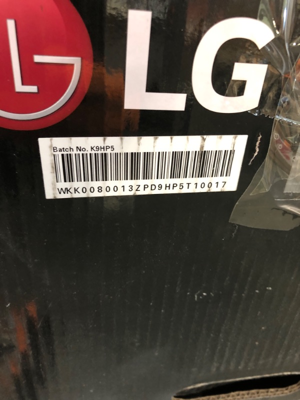 Photo 1 of * USED /  UNTESTED *  LG 8000 BTU (DOE) / (12000 ASHRAE) Portable Air Conditioners Cools 350 Sqft Easy Install & WiFi App Remote Eco-friendly, Quiet Small & Medium Room Air Conditioner AC Unit Home Gray LP0823GSSM