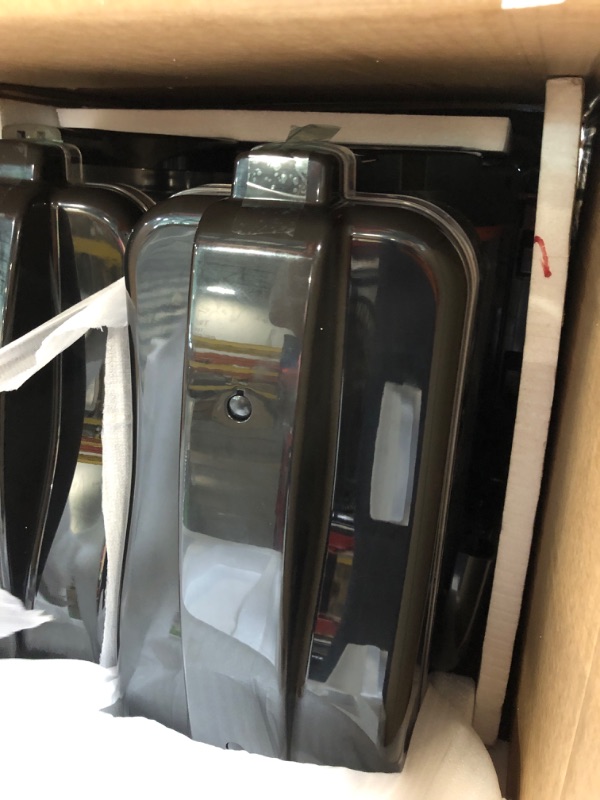 Photo 1 of GSEICE Slushy Machine 8 Gallons Commercial Slushy Machine Stainless Steel for Beverage Slushies Cider Slushes, 110V/60Hz Slushy Machine with 2 Tanks for Business Mobile Bar Party Restaurant