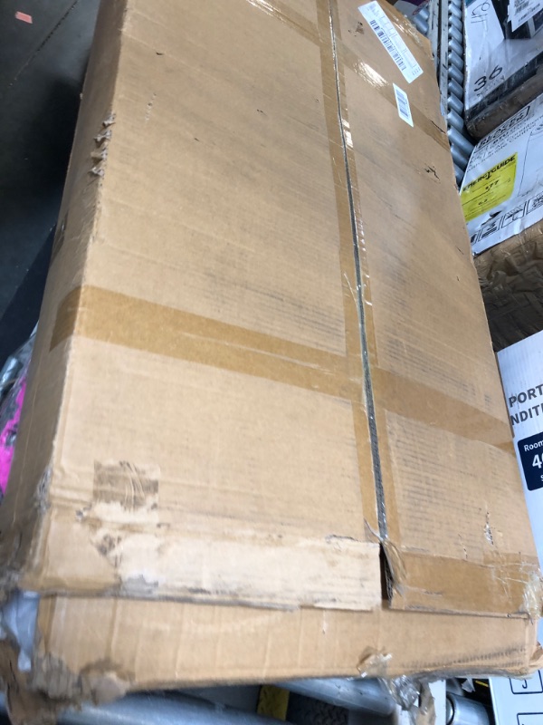 Photo 1 of ***MISSING HARDWARE***Kids Art Table and Chair Set, Kids Craft Table with Storage, Toddler Activity Play Desk with 2 Chairs, Wood Art Craft Play Desk with Paper Roll for Writing, Drawing, Learning and Reading