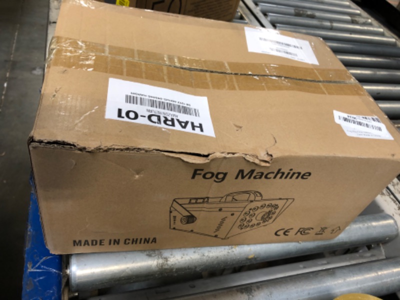 Photo 1 of 1200W Fog Machine Halloween Outdoor with 18 LED Lights 6000CFM Smoke Machine Fog Indoor with Remote for Wedding Party DJ Disco Stage