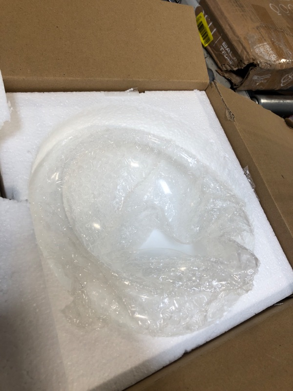 Photo 1 of **MUSHROOM GLASS ONLY** 50-331 10" MUSHROOM GLASS - Fitter; 4-9/16 in.; Height; Sprayed Inside White