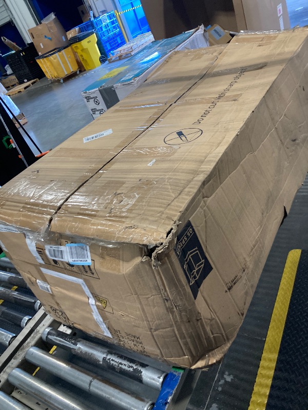 Photo 1 of ***Loose Hardware In Box*** DWVO Patio Furniture Set 4 Pieces Boho Wicker Bistro Set, All Weather Outdoor Rattan Conversation Set with Loveseat Chairs Table Soft Cushions for Backyard, Pool, Garden - Grey