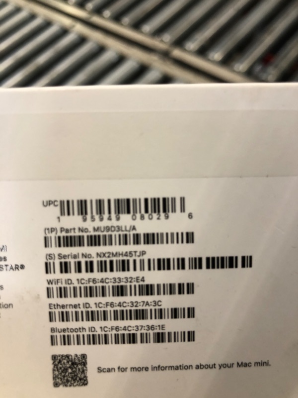 Photo 1 of Apple 2024 Mac mini Desktop Computer with M4 chip with 10?core CPU and 10?core GPU: Built for Apple Intelligence, 16GB Unified Memory, 256GB SSD Storage, Gigabit Ethernet. Works with iPhone/iPad