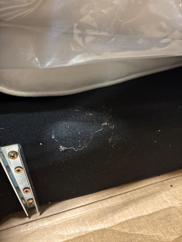 Photo 1 of ***MINOR DAMAGED**SOME PIECES ARE DIRTY**Welzona Sectional Couches for Living Room, 83" Velvet Modern 3 Seater Sofa, L Shaped Couch with Ottoman, Small Sectional Couch Sofas for Living Room, Bedroom, Apartment, Office, Beige Sofa
***Partial Set**