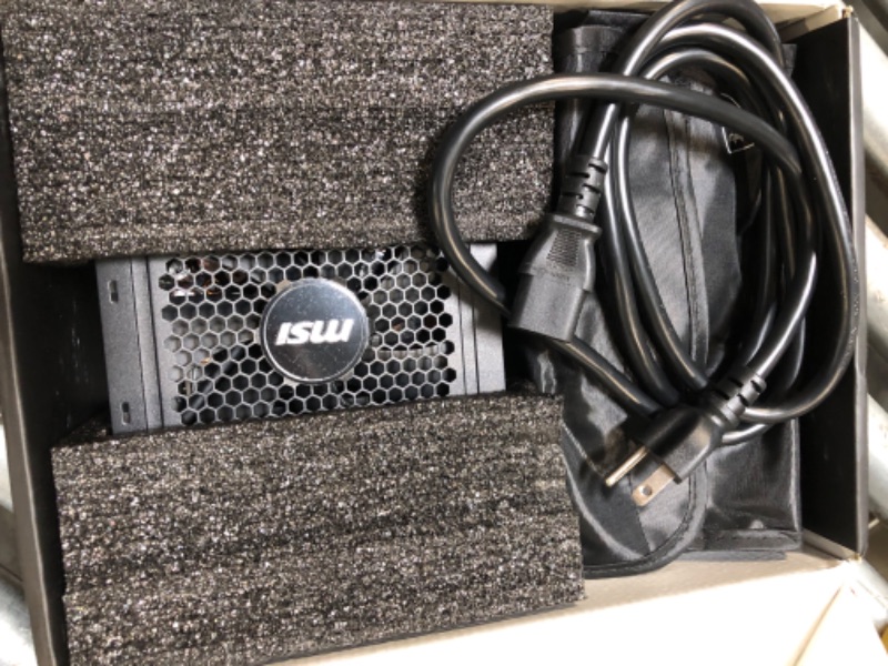 Photo 1 of ***parts only***********MSI MAG A850GL PCIE 5.1 & ATX 3.1 Gaming Power Supply - Full Modular - 80 Plus Gold Certified 850W - Compact Size - ATX PSU - 10 Year Warranty