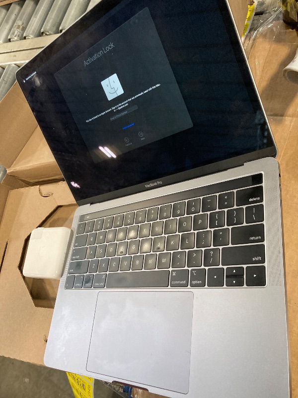 Photo 1 of **MISSING CHARGER CORD** 2022 Apple MacBook Pro Laptop with M2 chip: 13-inch Retina Display, 8GB RAM, 256GB ???????SSD ???????Storage, Touch Bar, Backlit Keyboard, FaceTime HD Camera. Works with iPhone and iPad; Space Gray