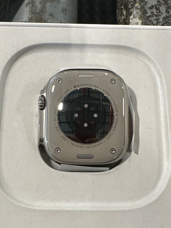 Photo 1 of  Apple Watch Ultra [GPS + Cellular 49mm] Smart Watch w/Rugged Titanium Case & Midnight Ocean Band