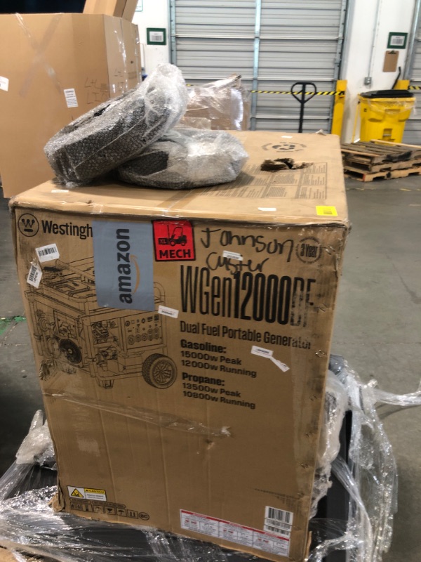 Photo 1 of ****12kw********Westinghouse 12kw Peak Watt Dual Fuel Home Backup Portable Generator, Remote Electric Start, Transfer Switch Ready, Gas and Propane Powered**Serial****12L0824B174***