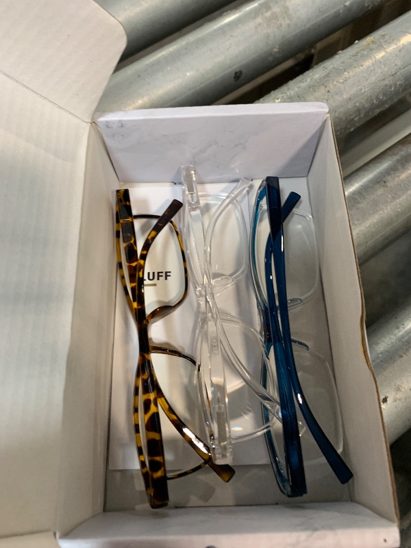 Photo 1 of ** ONLY 3**  LUFF 4Pcs Anti-Blue-ray Reading Glasses Portable Ultra-Light Readers(4.00X)