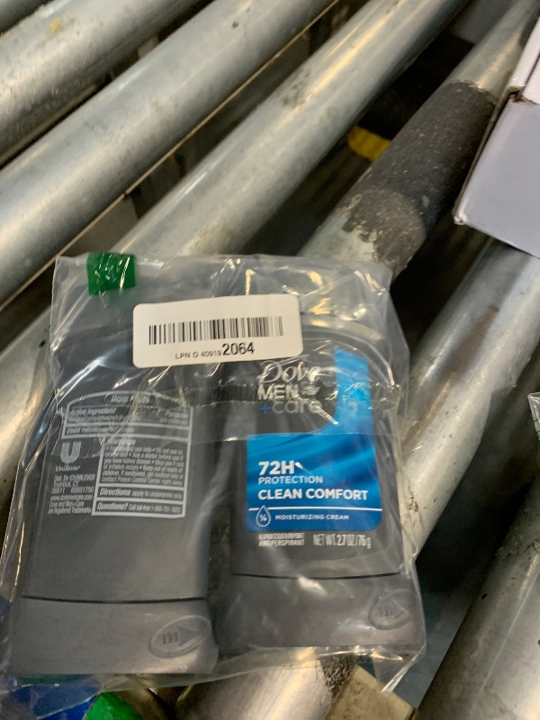 Photo 1 of ***USED**DOVE MEN + CARE Antiperspirant Deodorant Stick Clean Comfort Twin Pack 72-Hour Sweat & Odor Protection Antiperspirant for Men With 1/4 Moisturizing Cream 2.7 oz