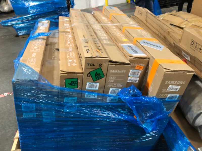 Photo 1 of ***FOR PARTS ONLY, NO RETURNS, FINAL SALE!!*** PALLET OF MULTIPLE TVS