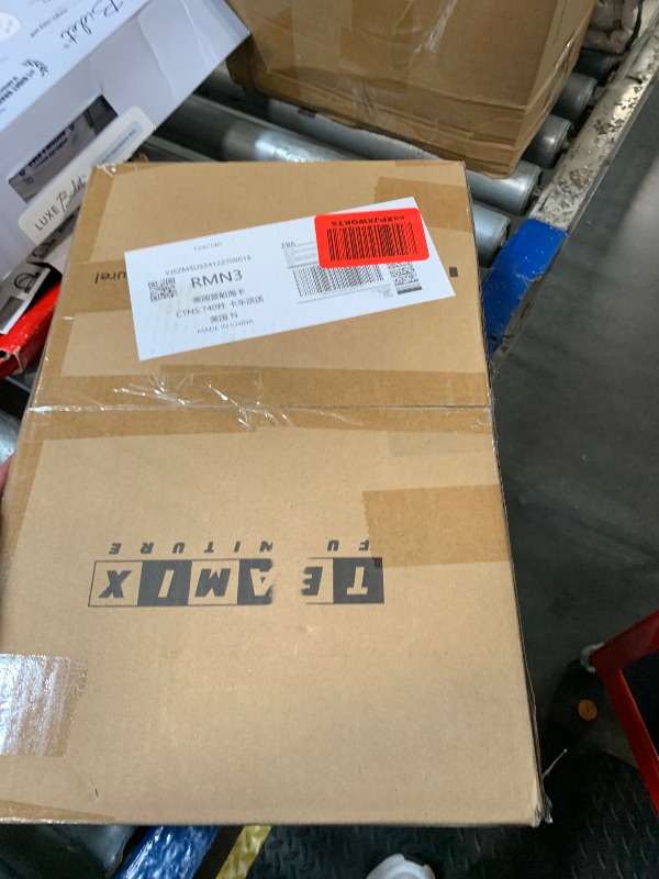 Photo 1 of TEAMIX 42 inch Large Dual Monitor Riser, Extra Long Monitor Stand Riser for 2 Monitors, Wood & Steel Desktop Riser Desk Organization Home Office (Black+Brown, 42 inch)