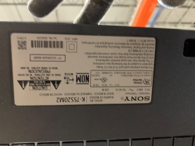 Photo 1 of ********** VERY USED*********   Sony BRAVIA 2 II 75 Inch 4K Ultra HD LED Smart TV with Google TV and Exclusive Features for PlayStation®5 (K-75S20M2), 2025 Model