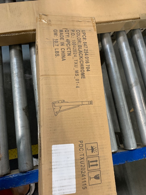 Photo 1 of *****MISSINGT PARTS ONLY THE LEGS  4 PCS****** Flash Furniture Wren 30''W x 72''L Rectangular Grey Thermal Laminate Activity Table - Height Adjustable Short Legs