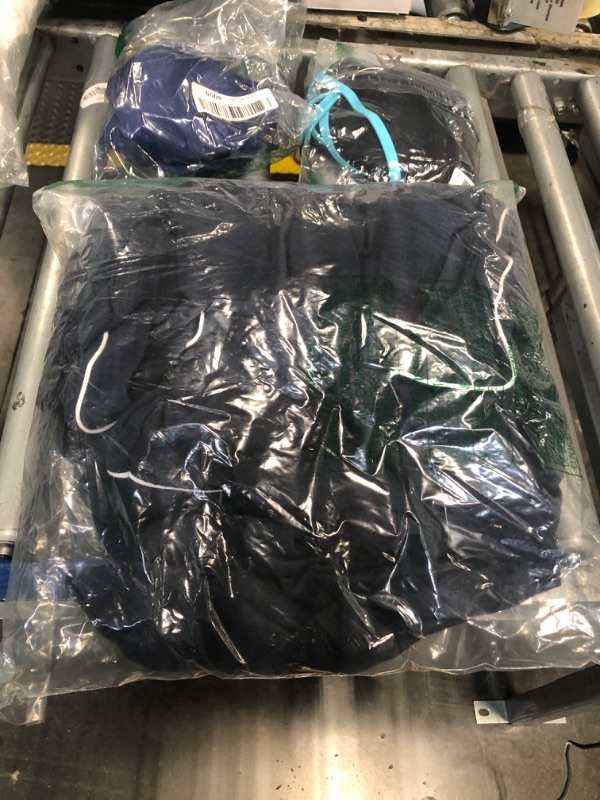 Photo 1 of **USED-MISSING BELT**Amazon Essentials Men's Lightweight Waffle Bathrobe (Available in Big & Tall), Navy, X-Large-XX-Large