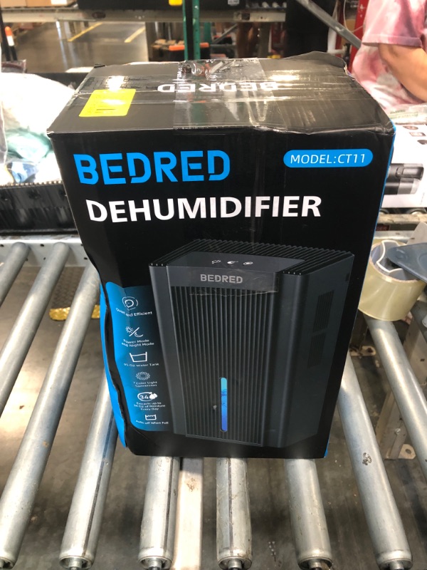 Photo 1 of *** SMALL SIZE ***Dehumidifier,95OZ Dehumidifier for Home 1000 Sq.Ft - Quiet with Auto Shut Off & Relaxing 7 Color Ambient Light,Ideal for Livingroom, Bedroom, Basement(Black)