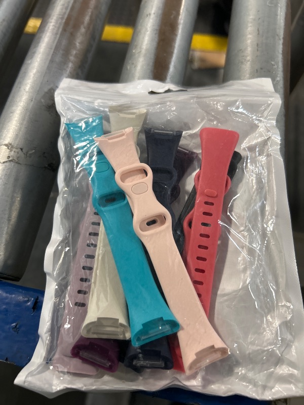 Photo 1 of ***8 only*** Compatible with Fitbit Versa 3 Bands/Versa 4 Bands/Fitbit Sense 2/Sense Bands,Soft Replacement Waterproof Sport Watch Strap Wristband for Fitbit Versa 3 Bands for Women Men Small