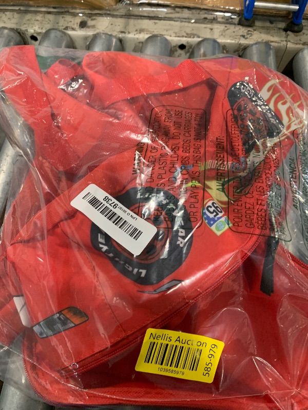 Photo 1 of **HANDLE IS TORN, NOT STRAPS** Trendy Apparel Shop Kid's Boys 95 Radiator Springs Car Shaped 16" Backpack - Red