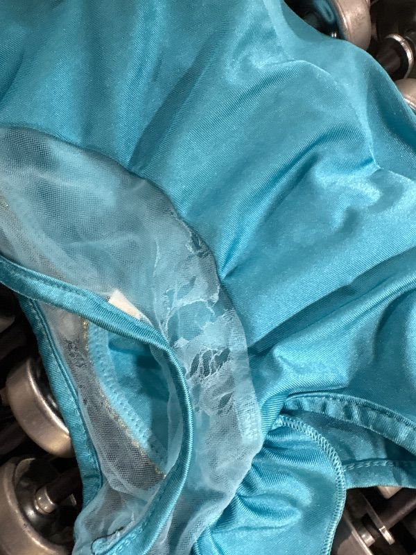 Photo 1 of **DAMAGED(TORN)**LOOK AT LIVE PHOTO**
AmzManch Jasmine Swimsuit for Girls 2-Piece Tankini Set Princess Swimwear Kids Adventure Bathing Suit Role Play Bikini Pool Party Water Sport Beach Swim Suit Size 6-7Years/Blue