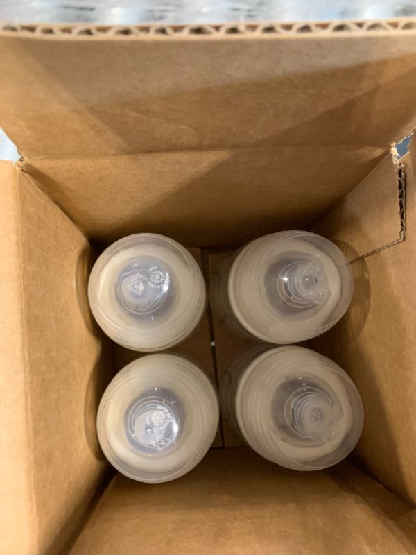 Photo 1 of **NEED TO BE CLEANED** (4 pack) Parent's Choice Wide Neck Bottles, 5 fl oz.
