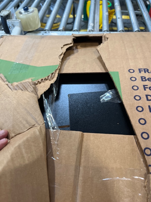 Photo 1 of ***MISSING HARDWARE AND INSTRUCTIONS***
JUMMICO Dresser for Bedroom, Wide Chest of Drawers with 5 Wood Dresser Drawers, TV Stand, Modern Design for Bedroom, Living Room, Hallway, and Entryway (Black)