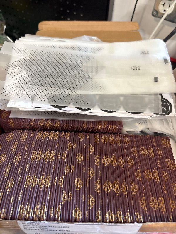 Photo 1 of 120 Pcs Mini Loaf Pans Disposable Set 3. 1x1. 5 Inch Paper Pans Rectangle Mold with Plastic Bags and Stickers Summer Baking Party Supplies for Bread, Meatloaf, Wedding Birthday Baby Shower Return Gift