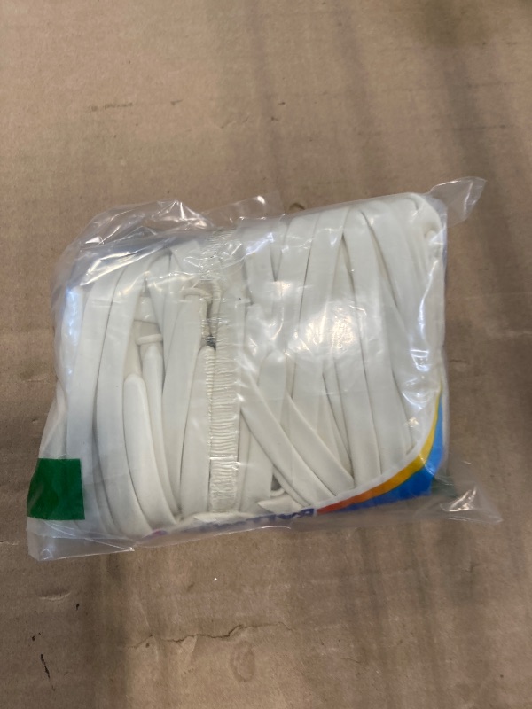 Photo 1 of 100Pcs 260 Balloons White Long Balloons for Balloon Garland Thickening Skinny Latex Twisting Balloon for Animals Modeling Christmas Birthday Wedding Party Decorations