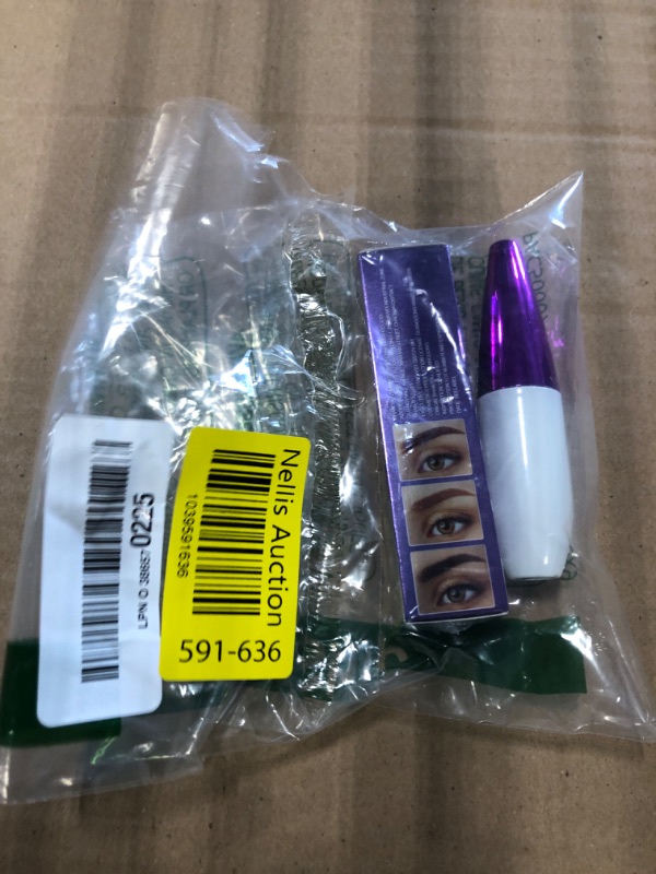 Photo 1 of ***** 1 USED 1 NEW ****** 2pcs Easy Peel-Off Eyebrow Gel- Waterproof & Sweatproof, Tattoo Eyebrow Gel Easy Peel Off, Anti-Smudge and Long-Lasting Makeup, Eyebrow Shape is Clearer and More Three-Dimensional (04# Black)