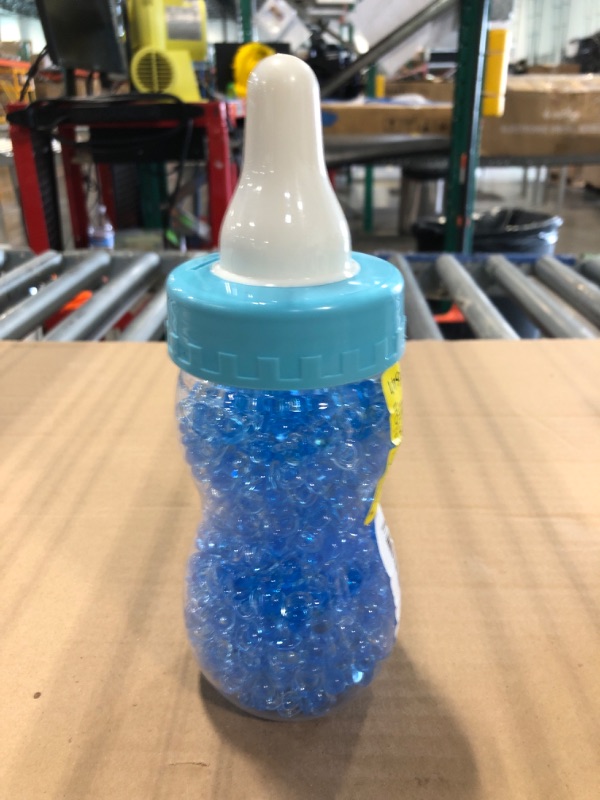 Photo 1 of **** ONLY THE BOTTLE ****** Roowest 512 Pcs Baby Shower Games Guess How Many Pacifiers Sign 100 Small Guessing Games 10 HB Pencils 750ml Milk Bottle 400 Acrylic Pacifiers Decoration for Guest Gender Reveal(Blue,Bear)
