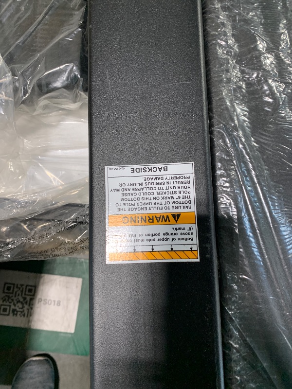 Photo 1 of **BOX IS DAMAGED AND XXL** Silverback 54" In-Ground Height Adjustable Basketball System with Tempered Glass Backboard, Pro-Style Breakaway Rim, and Backboard Pad