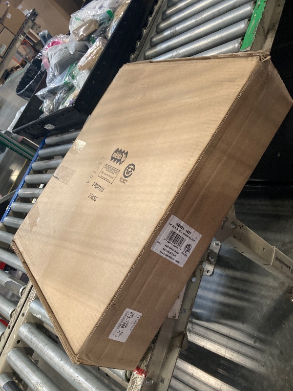 Photo 1 of **MISSING HARDWARE**
Lasko Pedestal Fan, Oscillating Fan for Bedroom with Adjustable Height and 3 Cooling Speeds, Portable, 18", Black, 1827