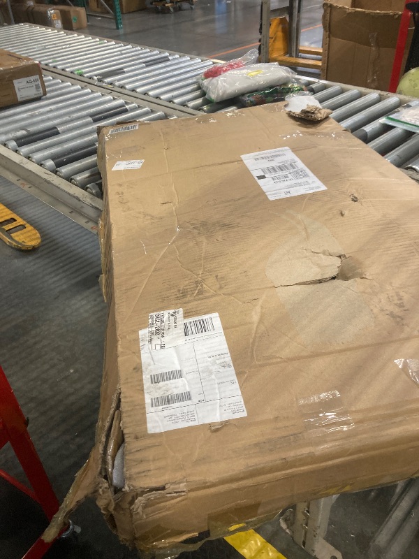 Photo 1 of ****MISSING PARTS**** FAHKNS Heavy Duty Clothes Rack, Rolling Clothing Rack with Thicken Pulley Load 600 Lbs Double Rod for Hanging Clothes, Portable & Adjustable Garment Rack with Double Shelf