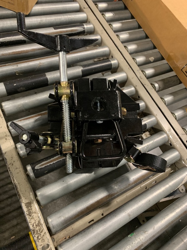 Photo 1 of *** only the UP part *** Sunex Tools 7796 1,000 lb Telescopic Transmission Jack, Air/Hydraulic, Foot & Hand Pump, Adjustable Saddle Arms, 73.5 in Max Height