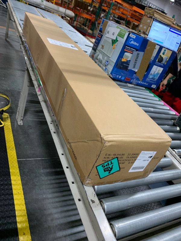 Photo 1 of Amazon Basics Smart Box Spring Bed Base, 7-Inch Height Mattress Foundation, Tool-Free Easy Assembly, King, 79"L x 75.5"W x 7"H, White