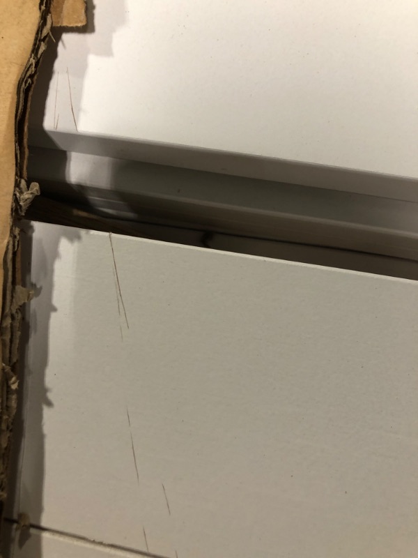 Photo 1 of ****2 BOX SET**minor scratches*** Bellemave Bunk Bed Twin Over Full, Wood Bunk Beds with Desk, Twin Over Full Bunk Bed, Loft and Platform Bed for Kids Adults, White