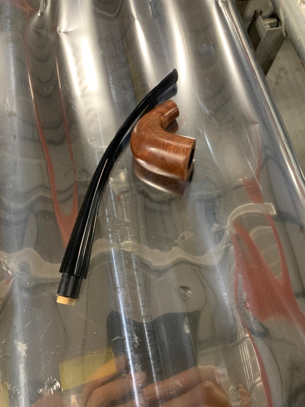 Photo 1 of 10.2'' Long Tobacco Smoking Pipe - (26cm) for 9mm Filter. Worldwide Shipping.