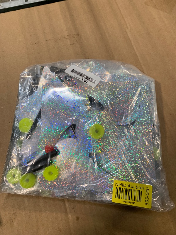 Photo 1 of 10Pack Pinwheels for Yard and Garden, Reflective Pinwheels to Scare Birds Away, Sparkly Sliver Pin Wheels with Bird Scare Tape for Outside (Pack of 10)