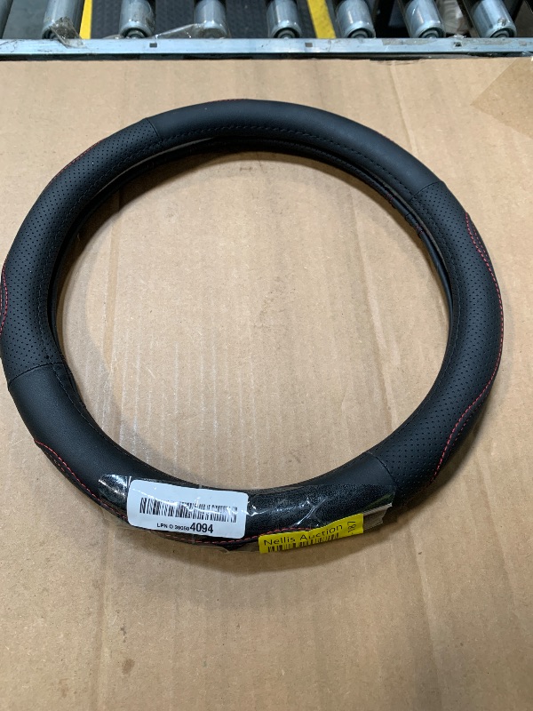 Photo 1 of 10L0L Golf Cart Steering Wheel Cover-13 Soft and Breathable Anti Slip Leather Steering Wheel Cover,Feels Good in Handling- for EZGO TXT & RXV
